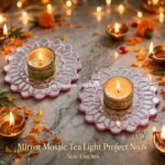 Mirror Mosaic Tea Light Project No.6
